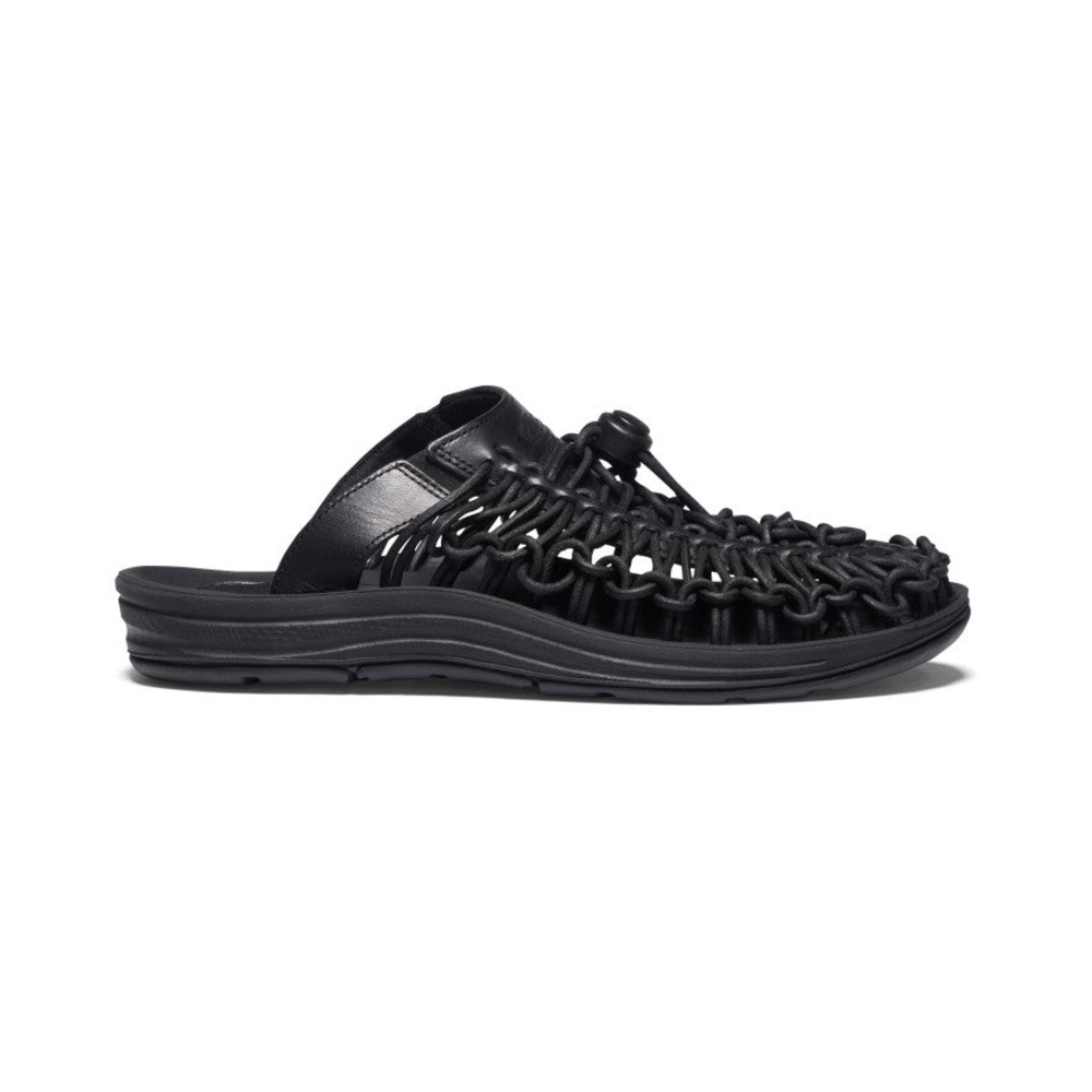 💙💙💙 Keen  UNEEK Premium Leather Black Slide size 8 💙💙💙 - Picture 3 of 7